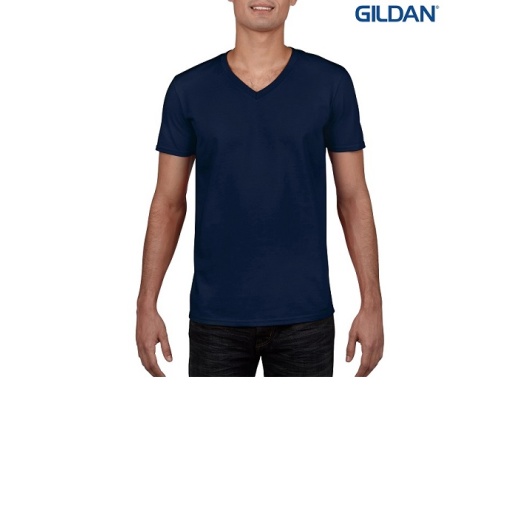 Gildan - Softstyle V-Neck T-Shirt - 64V00 - Sport Grey - Size: 2XL 