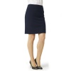 Ladies Classic Knee Length Skirt BS128LS Navy