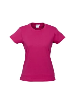 Ladies Ice TShirt T10022 Fuchsia