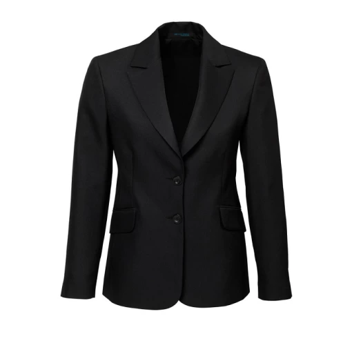 Ladies Longerline Jacket 60112 Black Ladies Longerline Jacket 60112 Black
