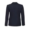 Ladies Longerline Jacket 60112 Navy Back