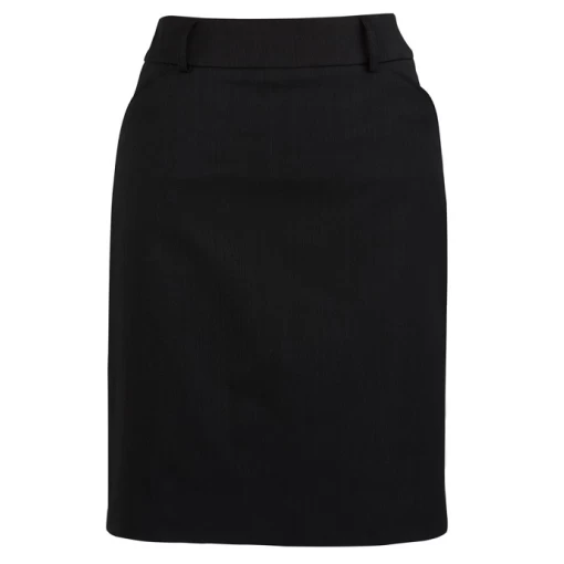 Ladies Multi Pleat Skirt 20115 Black Ladies Multi Pleat Skirt 20115 Black