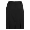 Ladies Multi Pleat Skirt 20115 Black Back