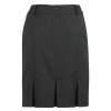 Ladies Multi Pleat Skirt 20115 Charcoal Back
