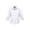 Ladies Plain Oasis 34 Sleeve Blouse LB3600 White