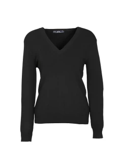 Ladies VNeck Pullover LP3506 Black