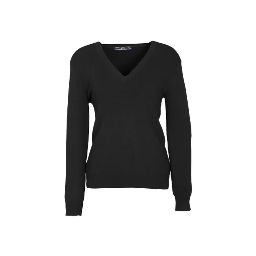Ladies VNeck Pullover LP3506 Black