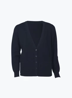 Ladies Woolmix Cardigan LC8008 Navy