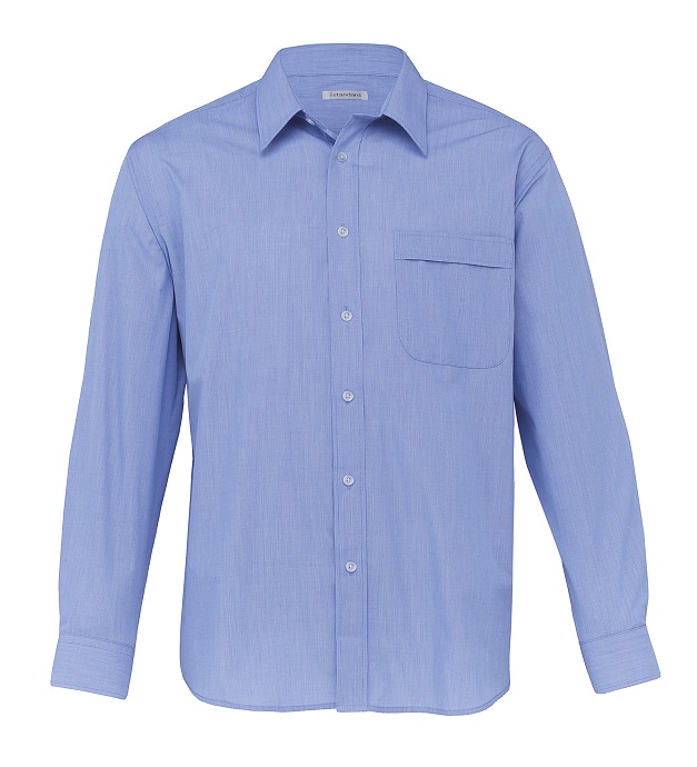 Mens Two Tone Long Sleeve Shirt by The Standard - Online Uniforms