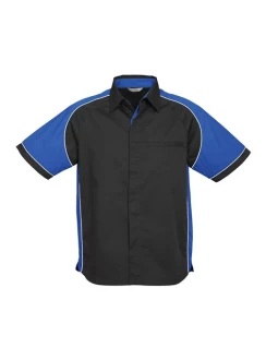 Nitro Mens Short Sleeve Shirt by Biz Collection
