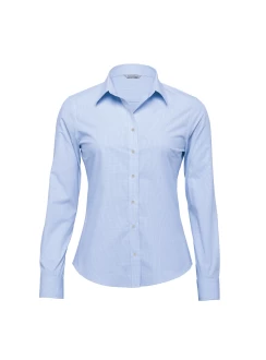 Broadway Womens Check Long Sleeve Blouse by The Standard
