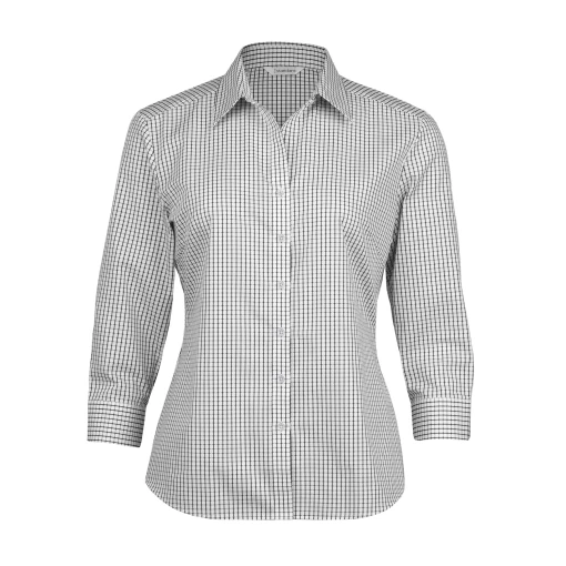 womens-the-folio-check-shirt-white_black womens-the-folio-check-shirt-white_black