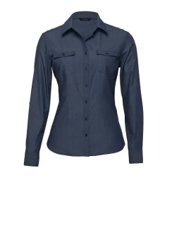 Grange Womens Long Sleeve Blouse by The Standard