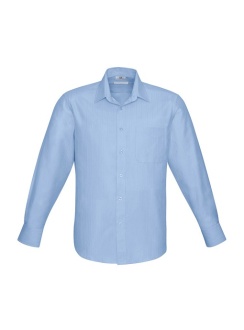 Mens Preston Long Sleeve Shirt S312ML Blue