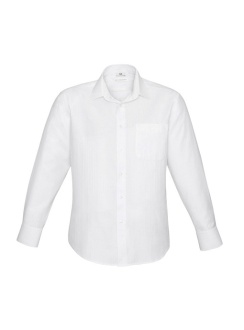 Mens Preston Long Sleeve Shirt S312ML White Back