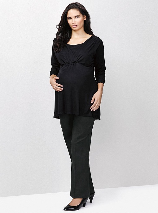 Ladies Maternity Pant by Biz Corporates - Online Uniforms