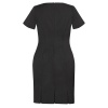 Ladies Short Sleeve Shift Dress 30112 Charcoal Back