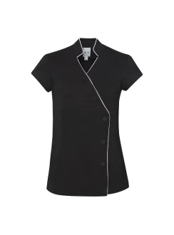 Zen Crossover Tunic H134LS Black White