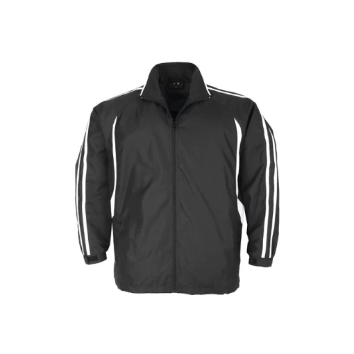 Adults Flash Track Jacket J3150 Black White Adults Flash Track Jacket J3150