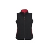 Ladies Geneva Vest J404L Black Red