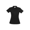 Ladies Crew Polo P400LS Black