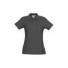 Ladies Crew Polo P400LS Charcoal