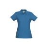 Ladies Crew Polo P400LS Cyan