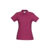 Ladies Crew Polo P400LS Fuchsia