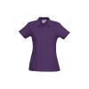 Ladies Crew Polo P400LS Purple