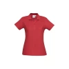 Ladies Crew Polo P400LS Red