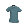 Ladies Crew Polo P400LS Teal