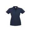 Ladies Shadow Polo P501LS Carbon Blue