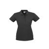 Ladies Shadow Polo P501LS Graphite Black