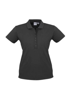 Ladies Shadow Polo P501LS Graphite Black