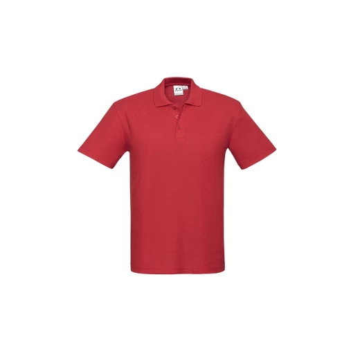 Mens Crew Polo P400MS Red Mens Crew Polo P400MS Red