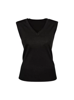 Ladies Milano Vest LV619L Black