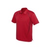 Mens Cyber Polo P604MS Red Silver