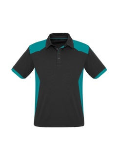 Mens Rival Polo P705MS BlackTeal