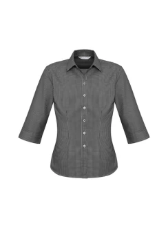 Ellison Womens 3/4 Sleeve Blouse by Biz Collection