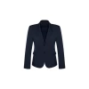 Ladies 2 Button Mid Length Jacket 60119 Navy