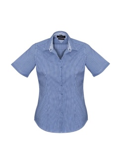 Ladies Newport Short Sleeve Shirt 42512 French Navy