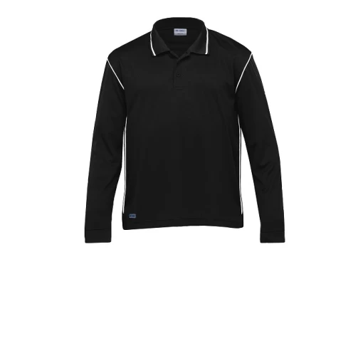 dri-gear-long-sleeve-hype-polo-black_white dri-gear-long-sleeve-hype-polo-black_white