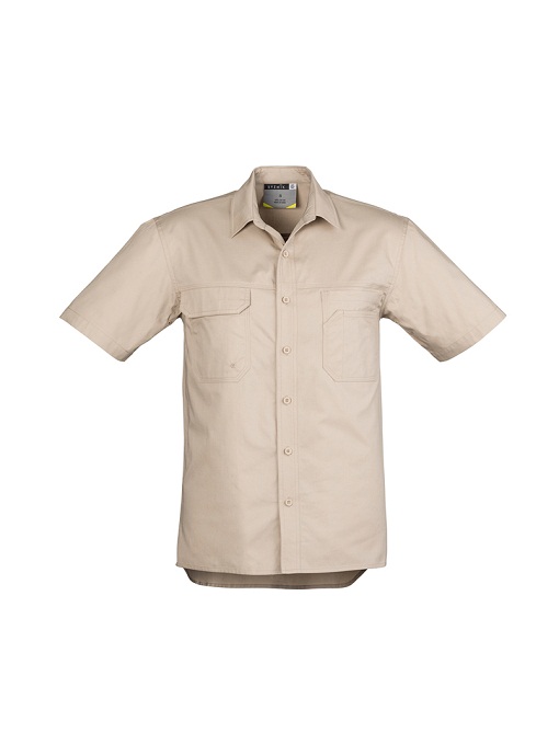 Lightweight Mens Tradie Short Sleeve Shirt by Syzmik - Online Uniforms