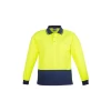 Hi Vis Basic Spliced Long Sleeve Polo