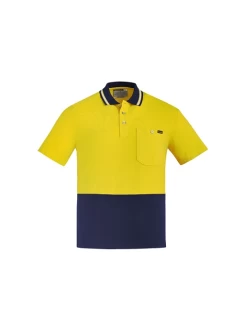 Hi Vis Cotton Mens Polo by Syzmik