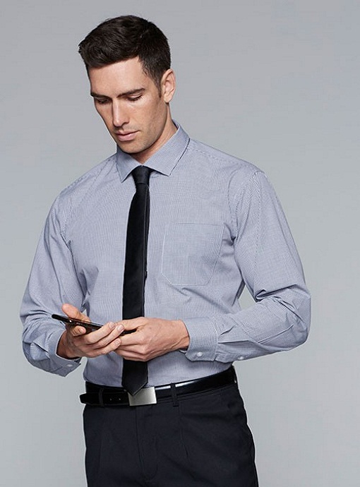 Toorak Mens Long Sleeve Shirt by Aussie Pacific - Online Uniforms