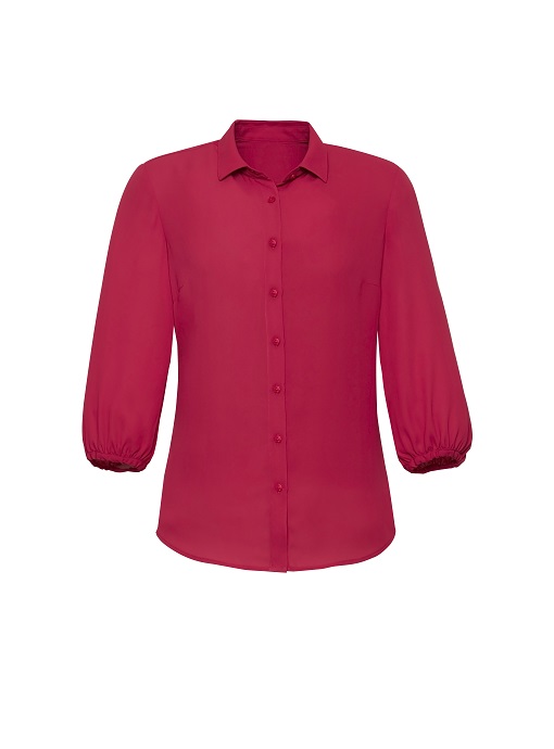 Lucy Womens 3/4 Sleeve Blouse by Biz Corporates - Online Uniforms