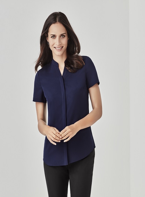 Biz Corporates Juliette Short Sleeve Blouse RB977LS