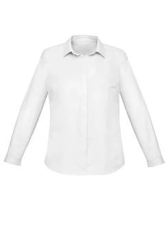 Charlie Womens Long Sleeve Blouse by Biz Corporates