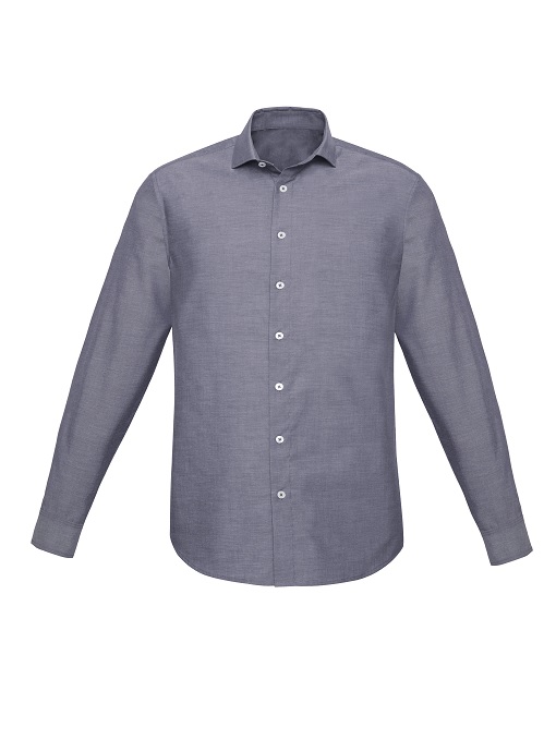 Charlie Mens Slim Fit Long Sleeve Shirt by Biz Corporates - Online Uniforms